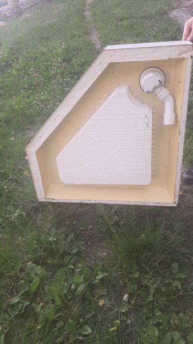 Kabina prysznicowa pięciokątna z brodzikiem 80x197 styl loft
