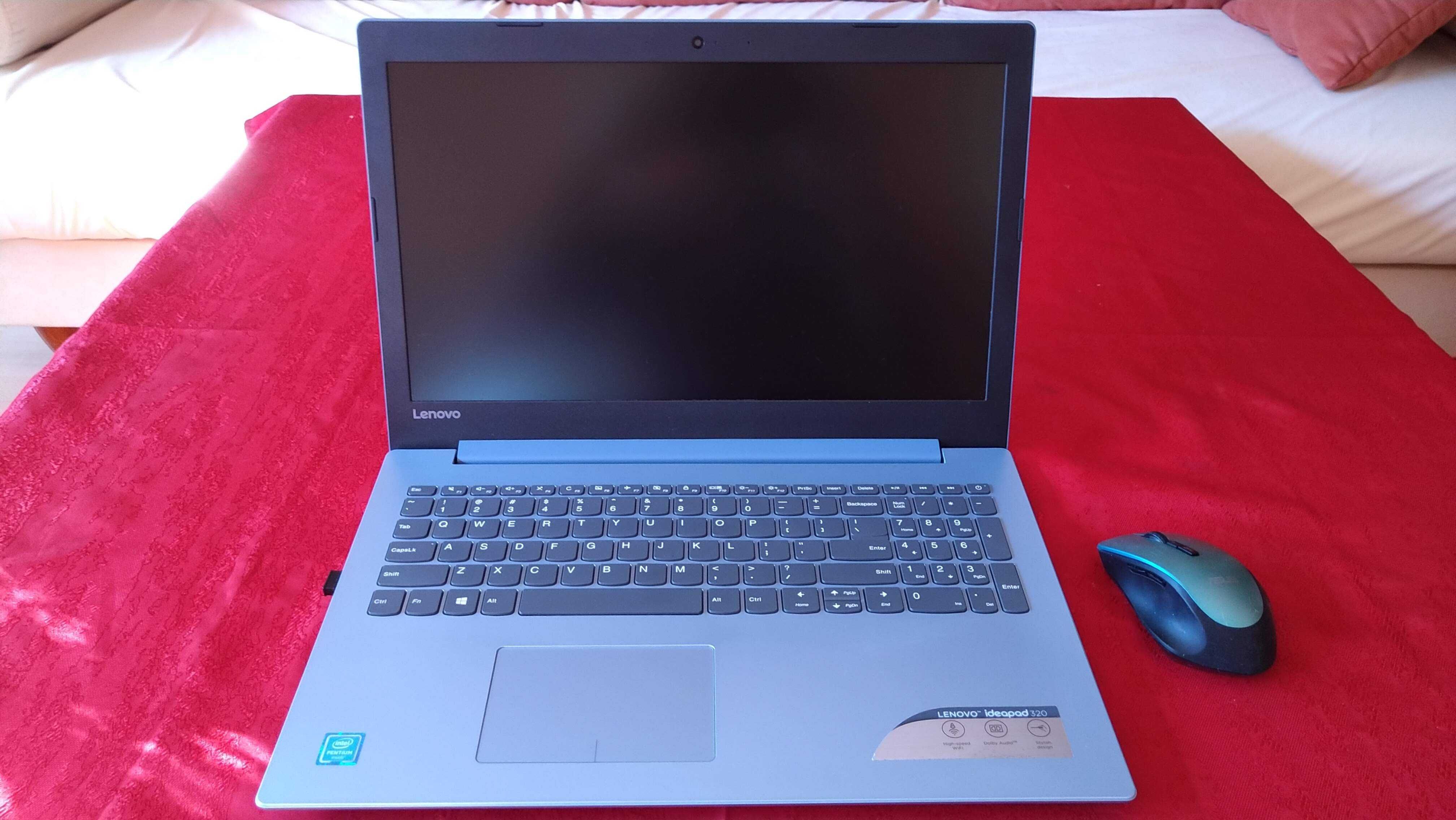 Niebieski Laptop Lenovo IdeaPad 320-15IAP 4GB Jak Nowy !!!