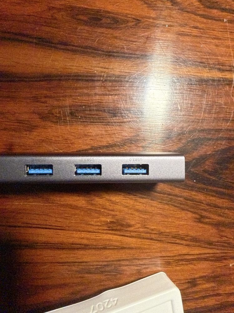 Adaptador usb C para usb B alta velocidade e HDMI- embalado