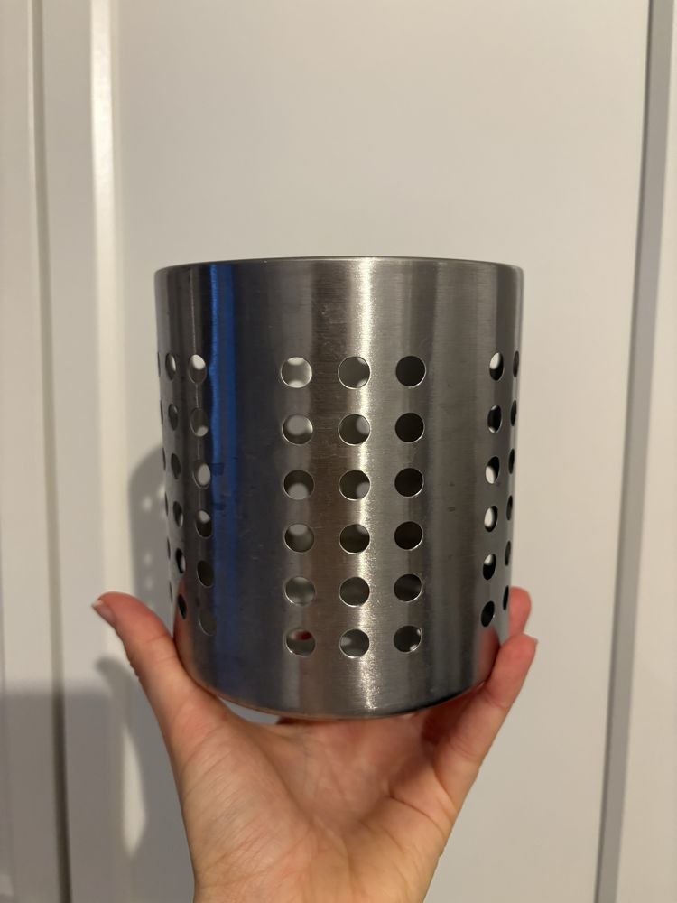 Ikea Ordning Pojemnik na sztućce, stal nierdz, 13.5 cm