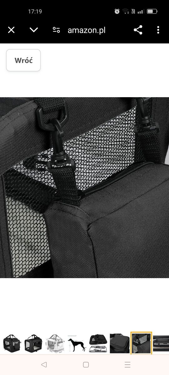 EUGAD Pudełko dla psów szer. 60 x wys. 42 x gł. 42 cm,