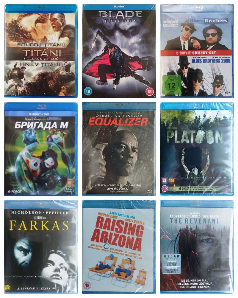 Blu-ray Диски Amaray с русским и украинским языком