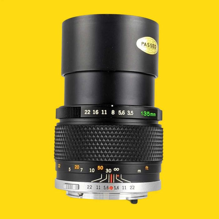 OLYMPUS OM 4 TI Camera e lente Zuiko 135 ! Estado Top! James Bond !