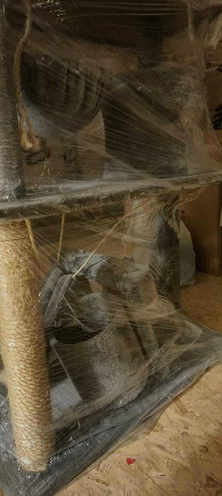 Drapak dla kota ulepszony w grubszą linkę sizalową. Gratis sizal