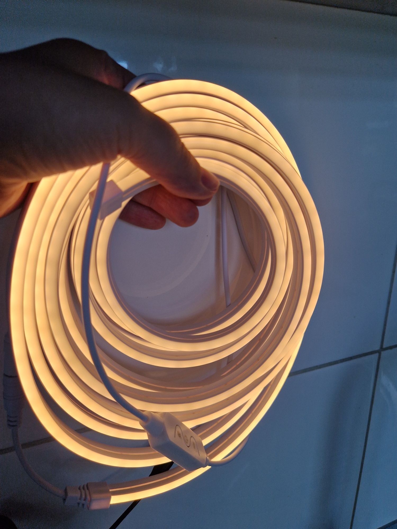 5m taśma LED NEON STRIP, z ściemniaczem i zasilaczem