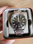 Zegarek Fossil Everett 3 Hand FS-5821 w kolorze srebrnym 42 mm nowy