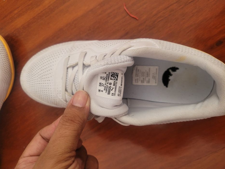 Ténis Puma Brancos – Indoor, Tamanho 37