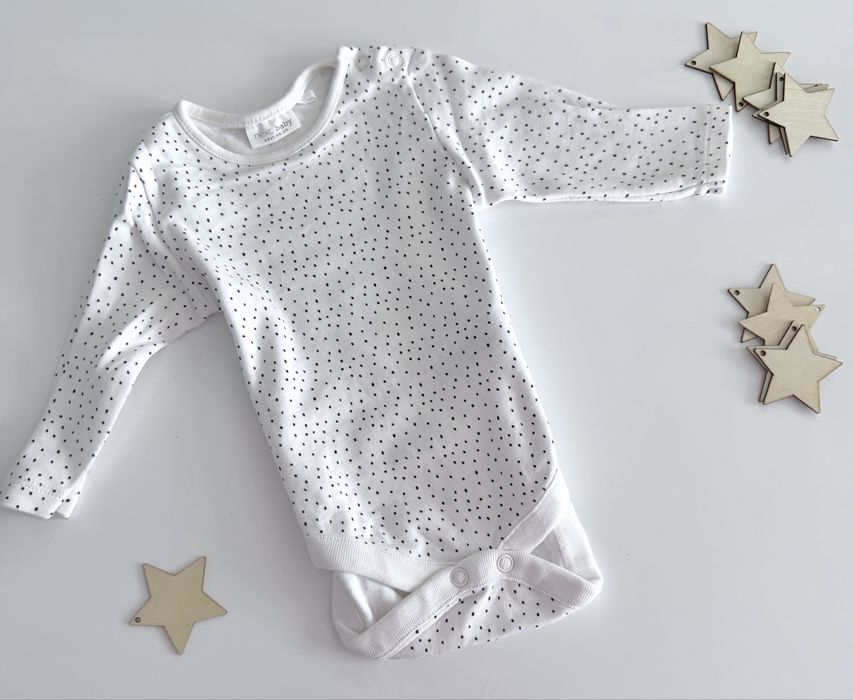 Body next 62 w kropki długi rękaw