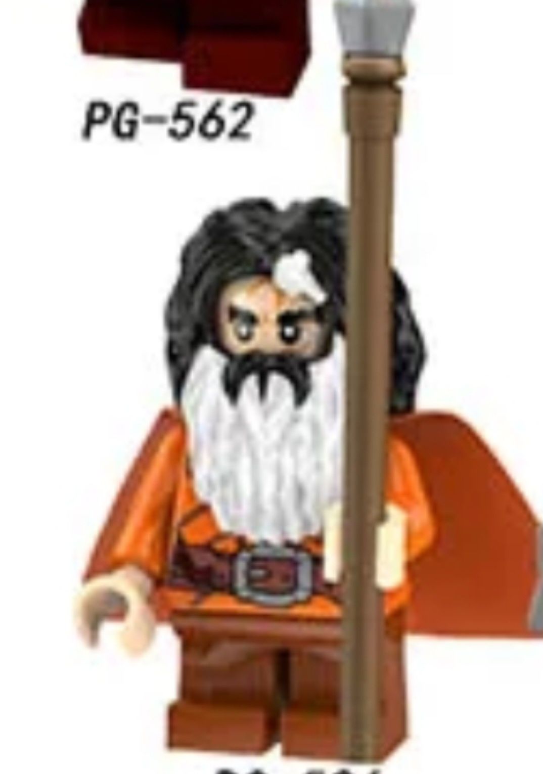 Figurka z klocków krasnoluda z Hobbit