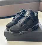 Nowość*NowyJordan4NikeAir4 BlackunisexTrampki 37.5