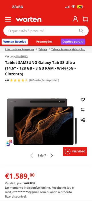 Samsung Tab S8 Ultra, Lte, 5g, capa, iphone 17 pro max e 17 air