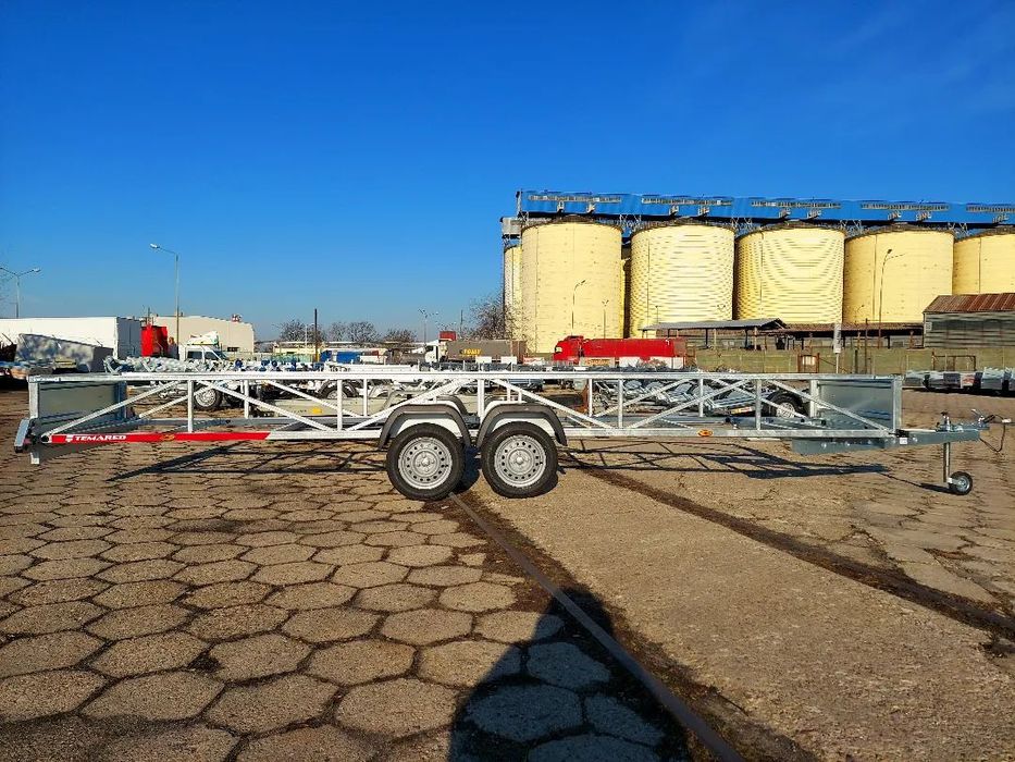 TEMARED 6012  Dłużyca do przewozu stali 6m, dwie osie. Raty.Brzeg