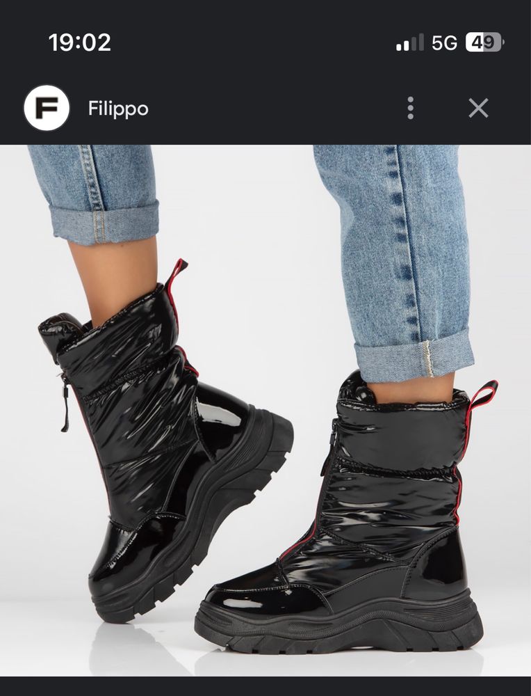 #botki Filippo#śniegowce