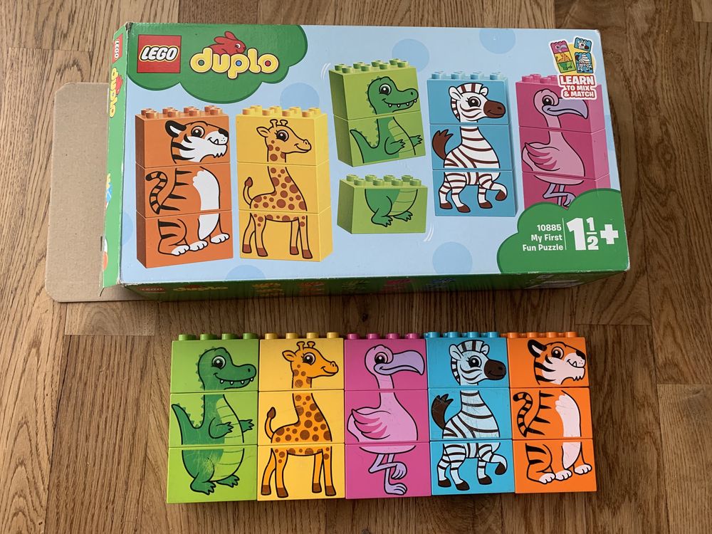 Duplo klocki zwierzęta