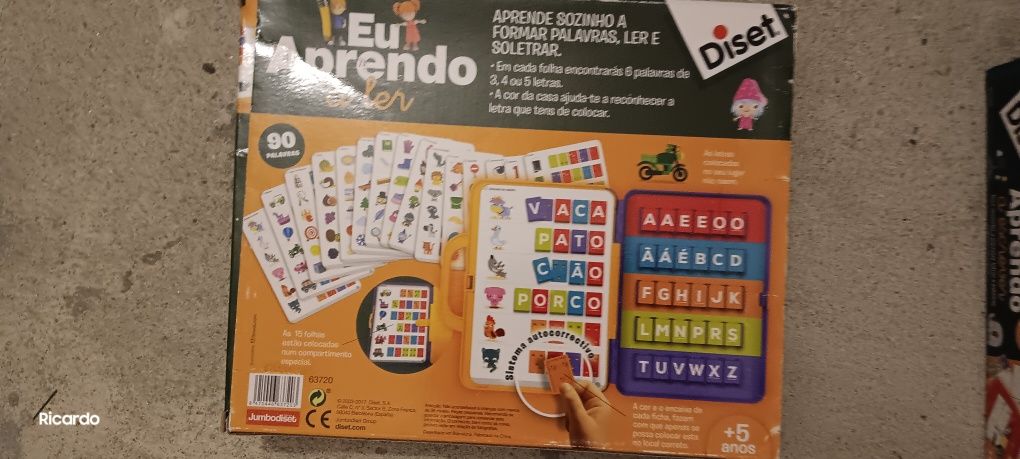 Jogo didáctico para crianças