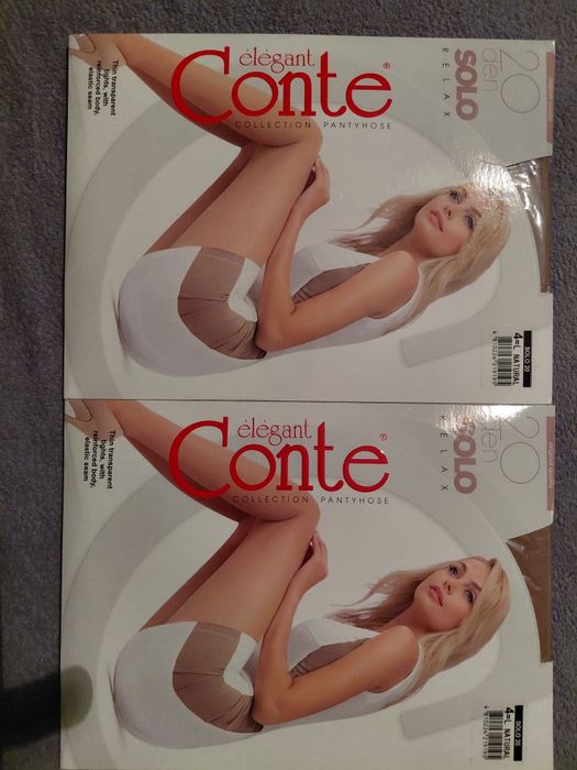 Rajstopy rajtuzy conte , rozmiar 4 nowe 2 pary