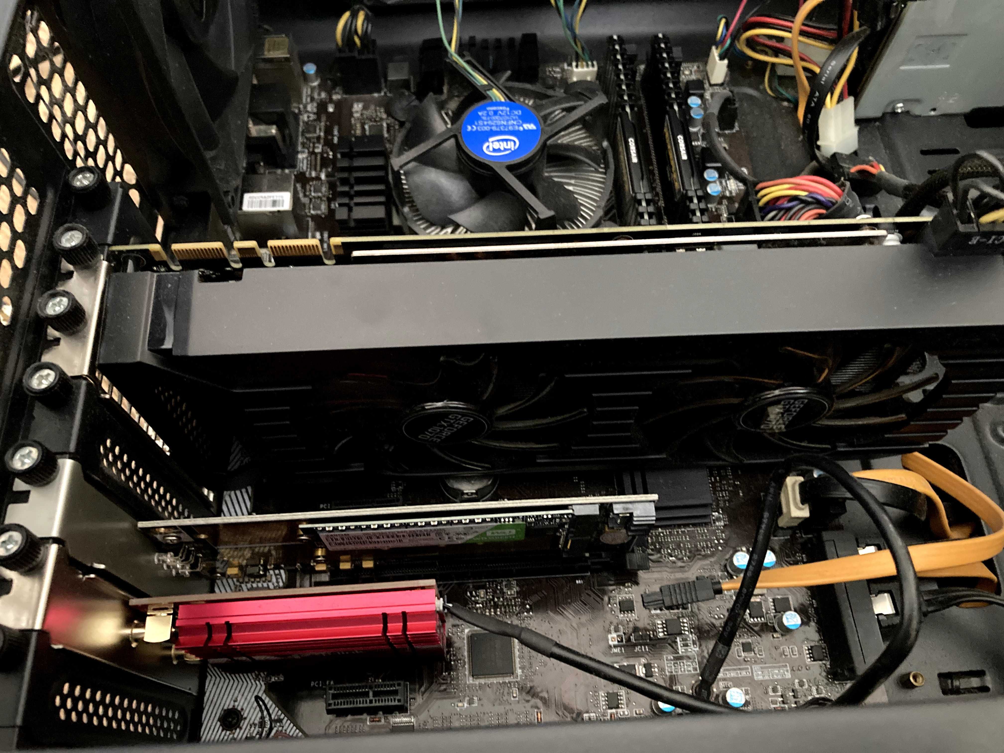 Zestaw komputerowy do gier i pracy – i5-6500, GTX 1070, 16GB RAM,