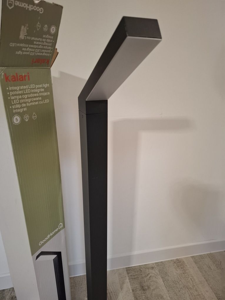 Lampa ogrodowa GoodHome Kalari M 95cm 1200 lm IP44 aluminium grafitowa