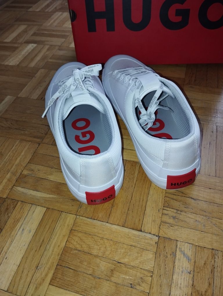 Buty męskie białe Hugo