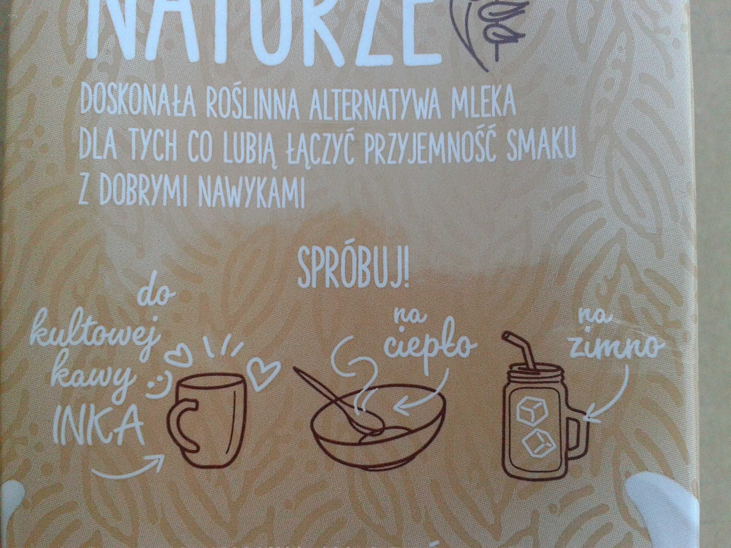 INKA Napój owsiany mleko roślinne bez laktozy i cukru + witaminy 1Lx18