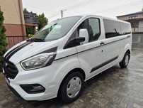 Ford Transit  custom 9 osobowy long długi 2,0 jak nowy salon Polska va