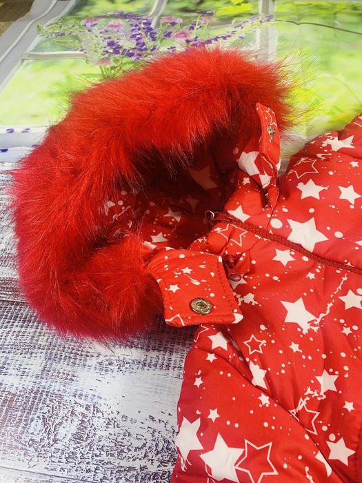 Дитячий зимовий суцільний комбінезон