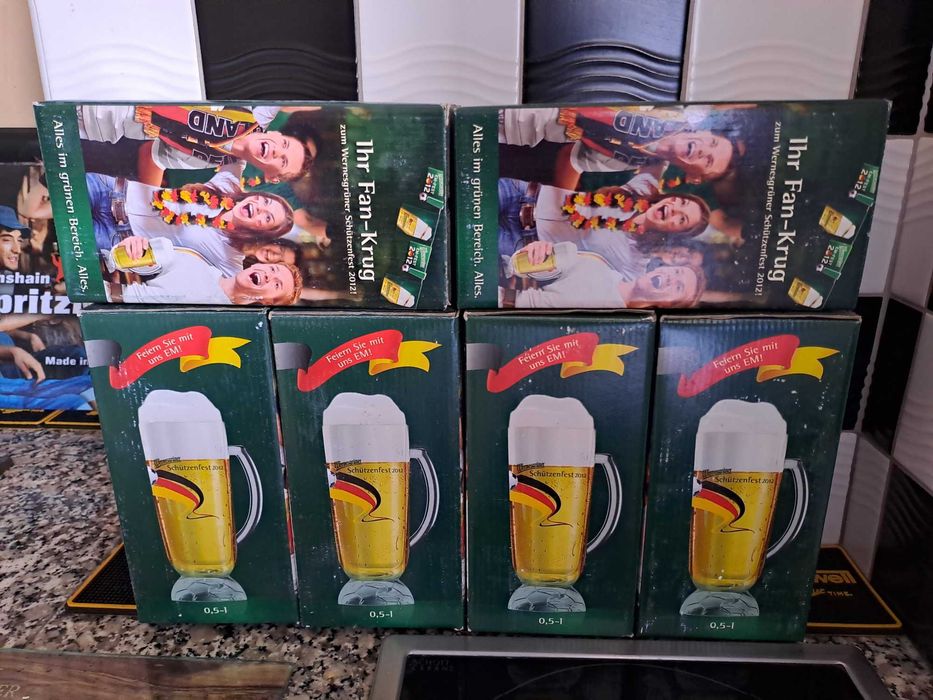 Wernesgruner 2012 6 kufelków piłkarskich