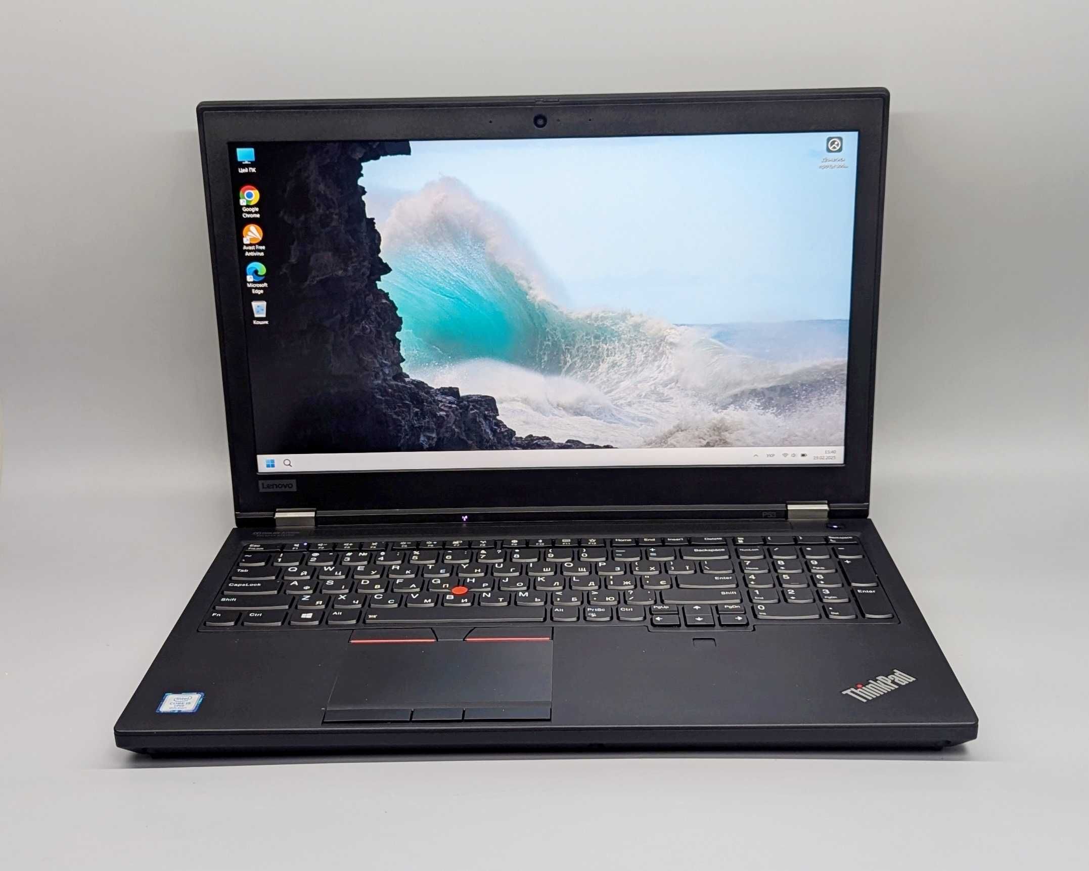 Lenovo Thinkpad P53/15.6"FHD IPS /Core i5-9400H /32 GB /256 GB/T1000