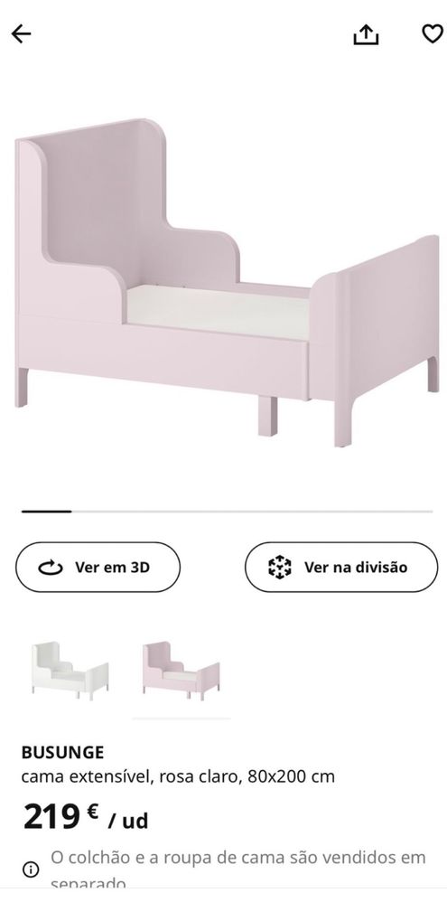 Camas extensiveis ikea BUSUNGE