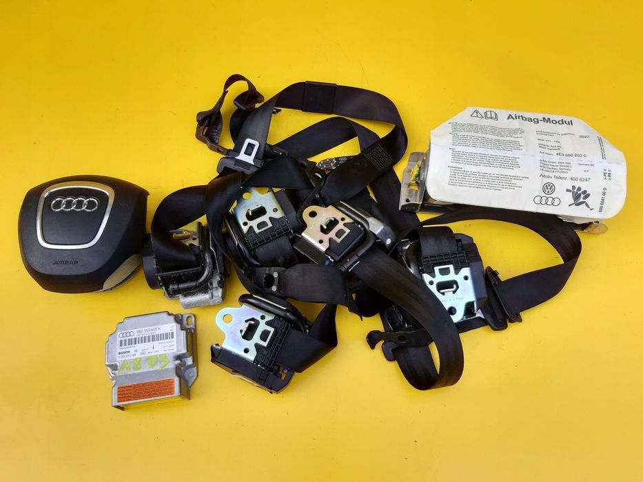 AUDI A8 D3 LIFT PODUSZKI POWIETRZNE PASY