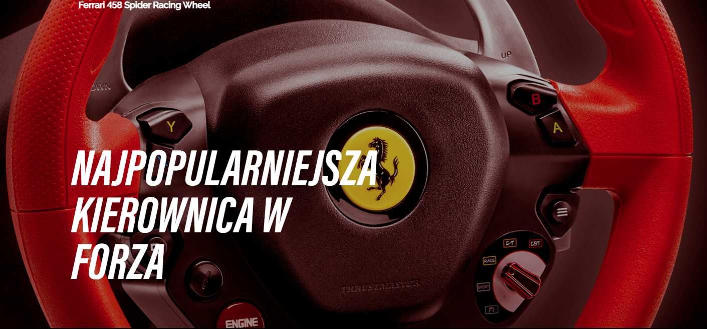 Thrustmaster Ferrari 458 Spider kierownica Xbox Series X/S One pudełko