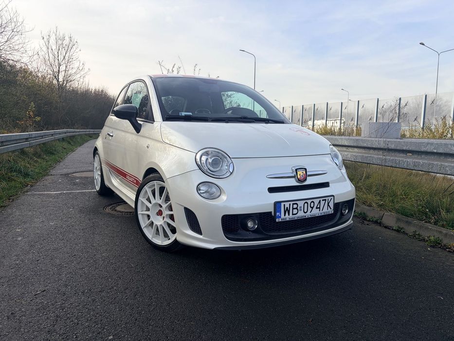 Abarth 500 Esseesse polski salon 2 wł bezwypadkowy dobrze wyposażony Koshi Carbon