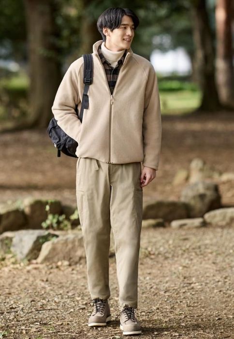 Кардиган чоловічий  на замку фліска uniqlo s,m,l,xs