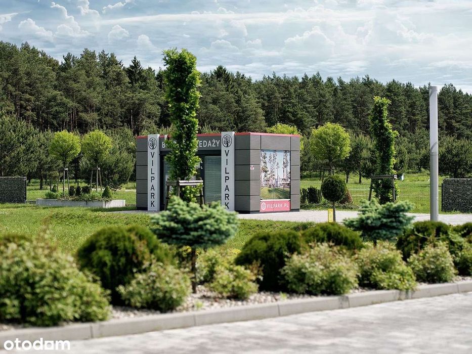 Działka przy lesie, UZBROJONA