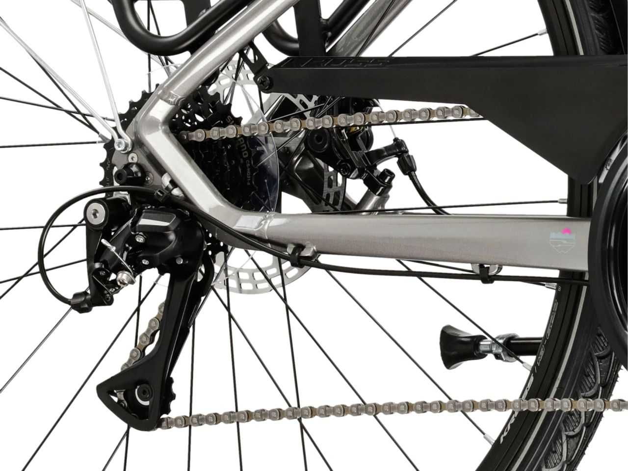 Kross Trans 3.0 damski srebrny L/19"