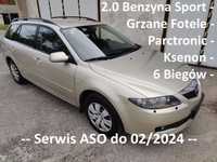 Mazda 6 Serwis do 02/2024_Grzane Fotele_Ksenon_Tempomat_Bose_Sport