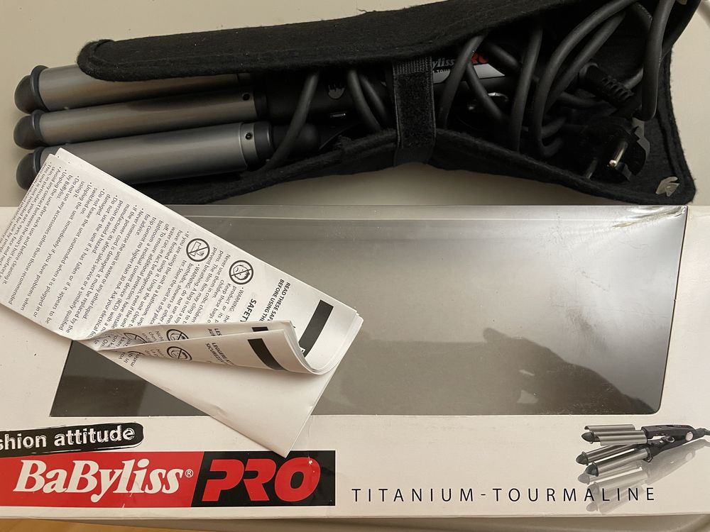 Babyliss pro потрійна плойка