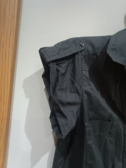 Czarna bluzka bawełniana