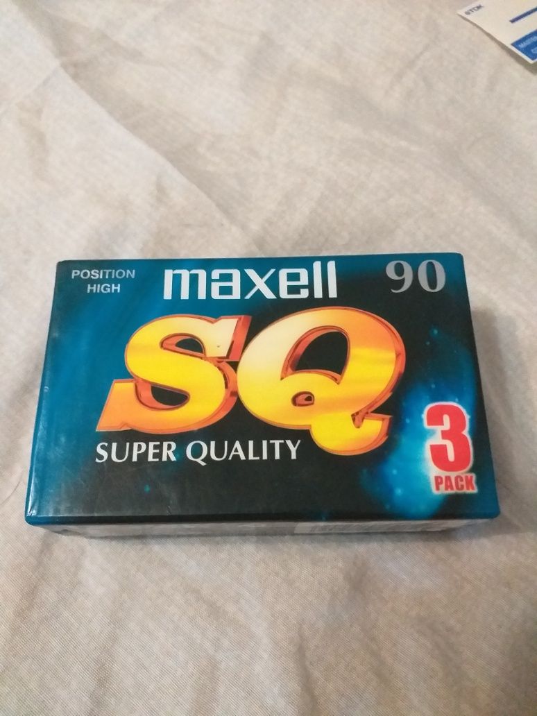 Kasety magnetofonowe 3 pak Maxell type II 90
