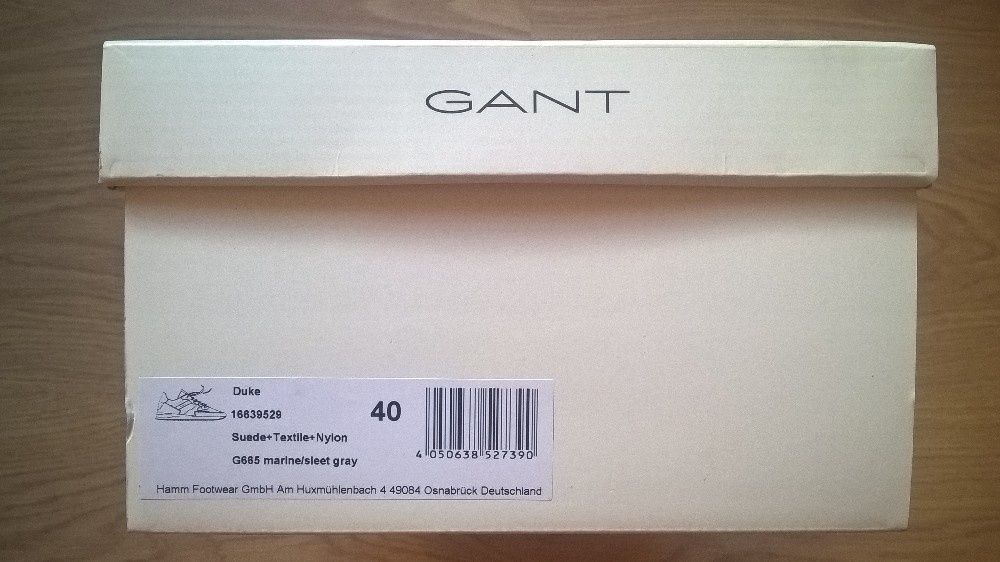 Buty Sneakersy Gant roz. 40 (26-26.5cm)
