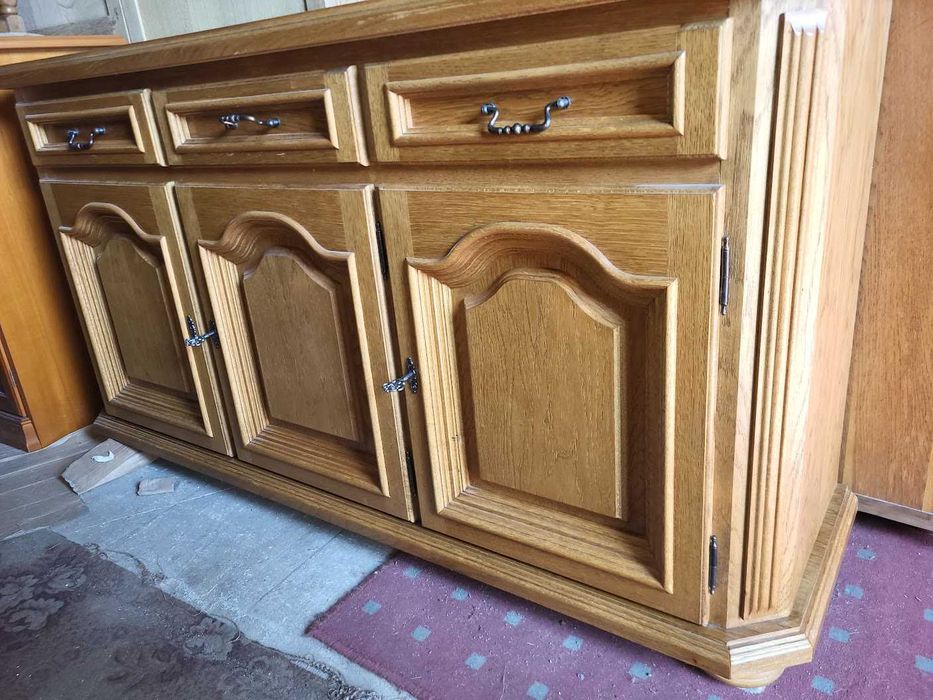 Komoda dębowa z szufladami komoda pod telewizor