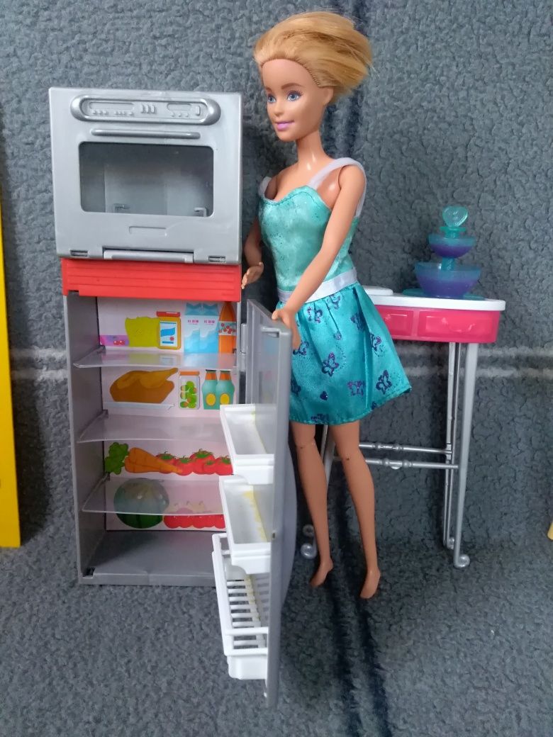 Лот!Mattel холодильник Barbie набір
