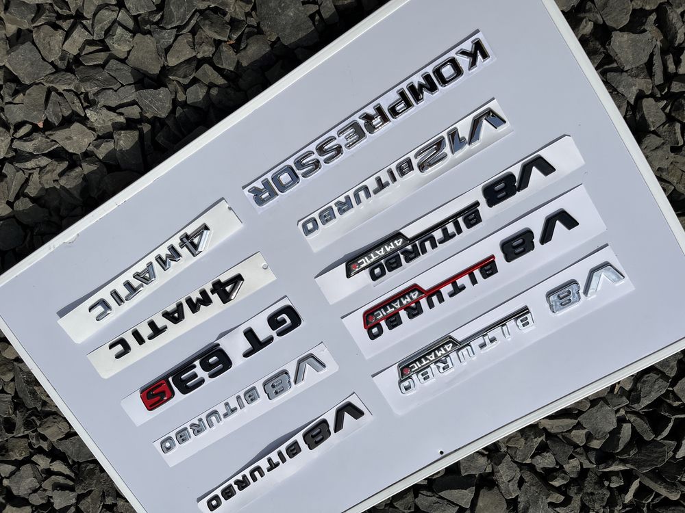 эмблема наклейка на крыло багажник мерседес mercedes v8biturbo 4matic