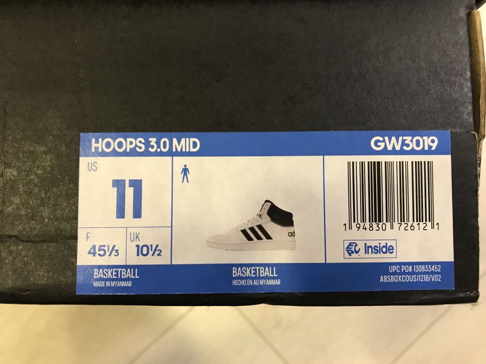 Adidas Hoops 3.0 gw3019