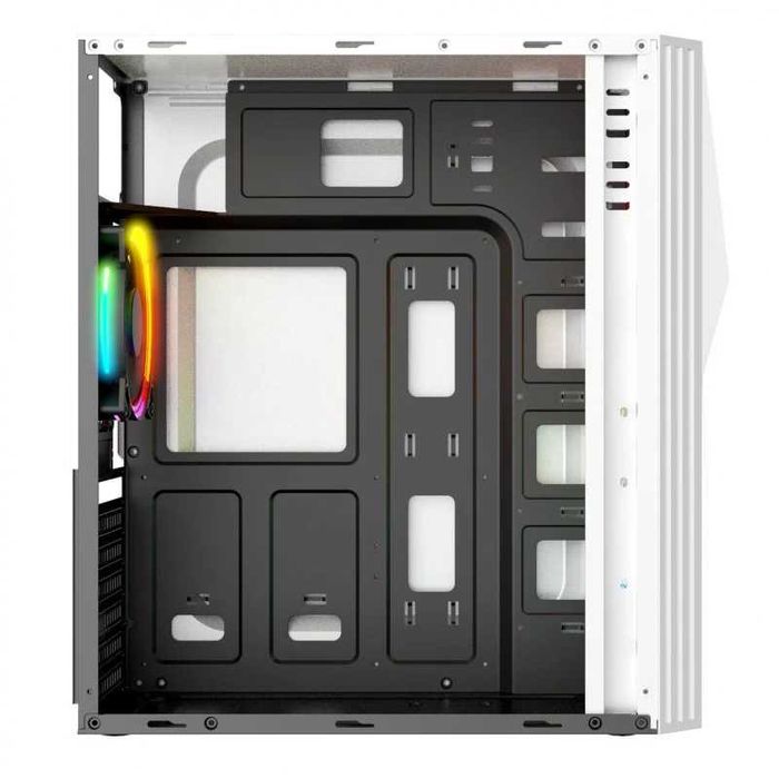 Tempest Spook White PC Case with RGB, USB 3.0, White64283955148417122