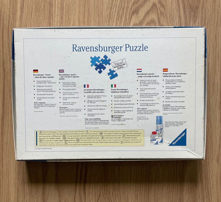 Puzzle de 2000 peças.
Desafiante para amantes de puzzles e não só