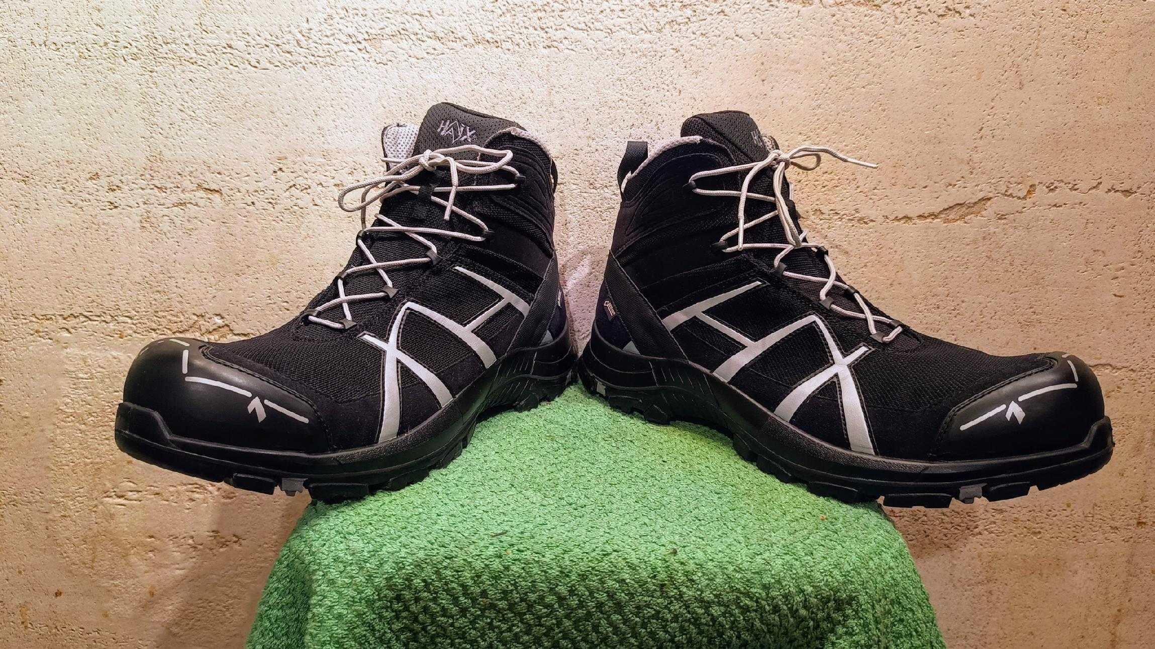 Buty robocze HAIX BLACK EAGLE SAFETY 40 MID r.48 skóra Gore-Tex S3 SRC