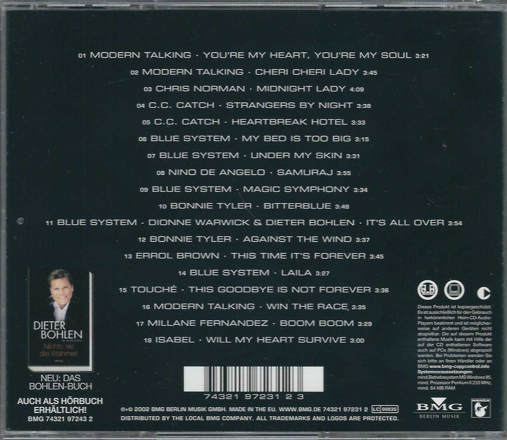 CD Dieter Bohlen - Greatest Hits (2002) (Hansa) (AUTOGRAF)