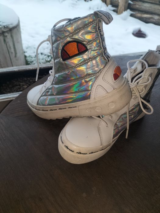 Buty sportowe, damskie ocieplane sneakersy Ellesse 37 jak nowe