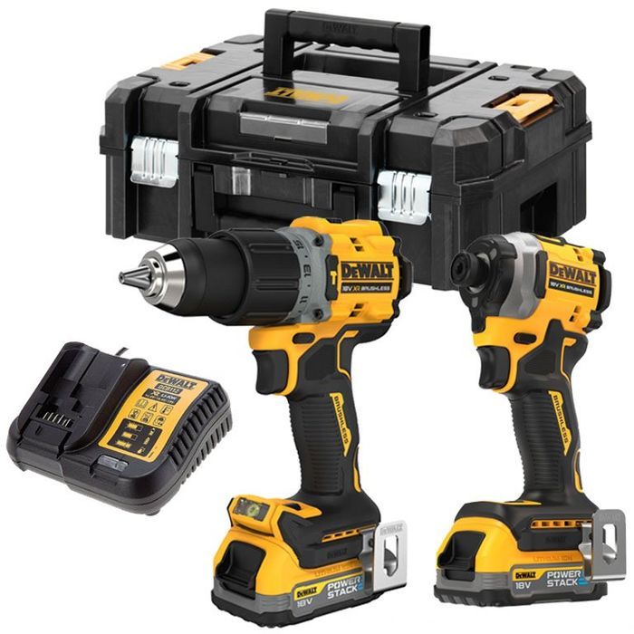 Zestaw Wkrętarka Dcd805 + Zakrętarka Dcf850 18V Dewalt Dw Dck2050E2